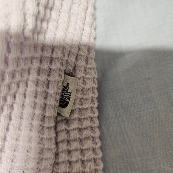 The North Face Chabot Women Thermal Knit Mock Neck Sweater Size XL Lavender - Picture 15 of 15